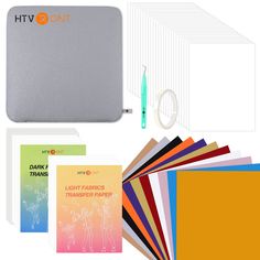 PRICES MAY VARY. This bundle contains 1 bonus teflon sheet and 3 baking paper ✨【All In One Kit】 HTVRONT Heat Press Accessories Bundle provides all the accessories and tools needed to finish your customized T-shirt. It includes 10 heat transfer vinyl sheets, 10 dark & light heat transfer paper sheets, 25 sublimation paper sheets, 1 double-side heat press mat, 1 Teflon sheet, 3 baking paper sheets, 1 high-temp tape roll, and 1 weeding tool. Super convenient for craft lovers, especially for heat pr Htvront Heat Press, Printable Vinyl Sticker Paper, Heat Press Machine, Htv Vinyl, Press Machine, Vinyl Sticker Paper, Craft Lovers, Vinyl Sheets, Sublimation Paper