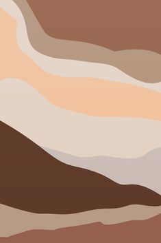 an abstract painting with brown, beige and white colors