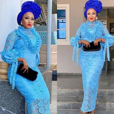 Bubu Gown Styles Lace, Lace Gown Styles Nigerian, White Lace Outfit, African Wear Designs, Boubou Styles, Bubu Dress, African Head Dress