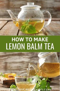 how to make lemon balm tea