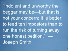 a quote from joseph smith about the dangers of being in an inconstructive world