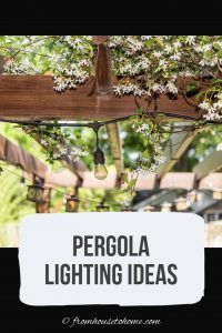 the pergola lighting ideas are easy to use and can be used indoors or outdoors