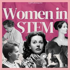 Amazing women in the STEM fields!! These women are totally an inspiration 💗 Are any of you pursuing a dream in STEM? Tell us about it! #STEM #womensupportingwomen #womeninstem #women #amazingwomen #engineering #scientist #chemisty #science #physics #mariecurie #katherinejohnson #adalovelace #rosalindfranklin #hedylamarr Engineering Women Aesthetic, Woman In Engineering, Girly Science Aesthetic, Stem Girls Aesthetic, Women In Stem Aesthetic, Engineering Women, Physics Girl, Engineer Woman, Women In Physics