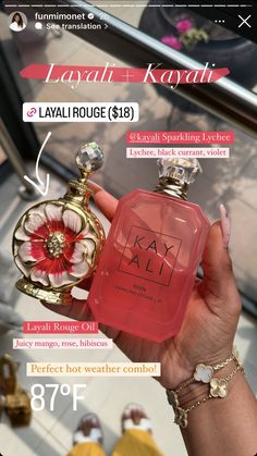 Tj Maxx Perfume Finds, Kay Ali Perfume, Girls Perfume, Aesthetic Perfumes, Kay Ali, Organization Perfume, Perfume Layering, Scented Body Oils