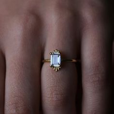 Minimal Emerald Cut Moissanite Gold Ring Engagement Gold | Etsy Turkey Diamond White Cluster Ring Baguette Cut Gift, Diamond White Cluster Ring Gift In Baguette Cut, White Cluster Ring With Solitaire As A Gift, Diamond White Emerald Ring, Baguette Cut, Dainty Emerald Cut Diamond Ring As Gift, Baguette Cut Emerald Ring In Diamond White For Gift, Emerald Cut Moissanite Cluster Gift Ring, Baguette Cut Emerald Ring In Diamond White, Emerald Cut Diamond White Sapphire Ring For Gift