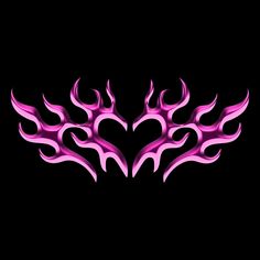 Pink Glowy Cute Chrome Tribal Style Heart Y2k Aesthetic Design, Y2k Design Aesthetic, Pink Y2k Icon, Chrome Hearts Design, Clothes Paint, Chrome Y2k, Y2k Hearts, Graphic Design Inspo, Pink Heart Logo