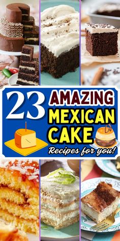 Treat yourself to these delicious and authentic Mexican cakes. Mexican Birthday Cake For Men, Desserts That Go With Mexican Food, Mexican Cake Recipes, Mexican Cakes, Spanish Dessert Recipes, Authentic Mexican Desserts, Traditional Mexican Desserts, 90s Playlist, Angel Food Cake Desserts