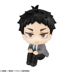 MegaHouse LookUp Haikyuu!! Keiji Akaashi Figure JAPAN OFFICIAL Kotaro Bokuto, Keiji Akaashi, Haikyuu Akaashi, Akaashi Keiji, Captain Tsubasa, Nier Automata, Card Sleeves, Flower Motif, Popular Anime