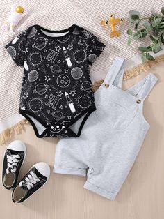 Cartoon Galaxy, Baby Clothes Boy, Boys Set, Baby Set, Toddler Boy Outfits, Print Bodysuit, Baby Outfits, Printed Rompers