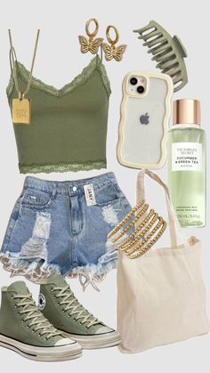 Sommer Strand Outfit, Preppy Summer Outfits, Outfit Inspo Summer, Cute Lazy Day Outfits