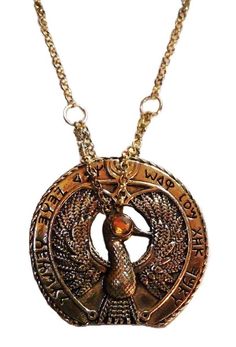 PRICES MAY VARY. Title: Raiders of the Lost Ark Staff of Ra Antique Brass Necklace/Pendant W/ 20" Chain. Product Type: Categories Antique Brass Pendant, Raiders Of The Lost Ark, Brass Chain Necklace, Brass Pendant Necklace, Metal Pendant Necklace, Lost Ark, Antique Brass Metal, Bronze Necklace, Antique Pendant