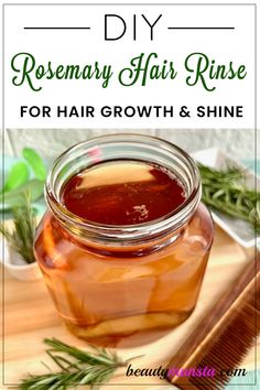 Suffer from thinning hair, premature graying and itchy scalp issues? Try using this herbal DIY rosemary hair rinse for hair growth & more! The herb rosemary smells fresh, pungent and herbaceous. It has long been used as a memory booster, food spice and also hair treatment! Yup, women in the Mediterranean would use rosemary as … Rosemary Water For Hair, Feminine Hair, Rosemary Water