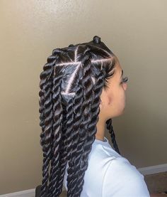 Twisted Hair, Braids Hairstyles Pictures, Twist Braid Hairstyles, Box Braids Styling, Girls Hairstyles Braids, Hair Laid, African Braids Hairstyles, Braided Hairstyles For Black Women, Box Braids Hairstyles