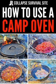 Master the art of camp oven cooking with this comprehensive guide! Learn how to choose the right oven, clean and season cast iron, and prepare delicious meals over an open fire or during power outages. From simmering stews to baking bread, discover tips and techniques to make the most of this versatile outdoor cooking tool. Perfect for preppers, campers, and outdoor enthusiasts! Survival Storage, Camp Oven, Solar Oven, Survival Skills Life Hacks, Power Out, Emergency Preparation