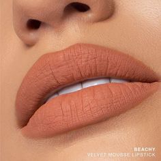 DOSE of COLORS on Instagram: "Beachy: The perfect peach-beige velvet mousse lipstick🍑✨🤩 Shop all six new Velvet Mousse Lipsticks on doseofcolors.com #doseofcolors" Perfect Peach