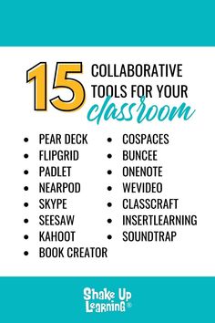 the top 15 collaboration tools for your classroom