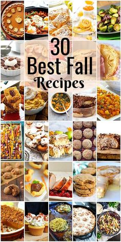 the top 30 best fall recipes