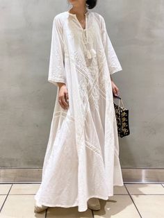 Occasion	Casual, Vintage
Seasons	Spring, Summer
Type	Maxi Dress
Color	White
Size	One Size Casual Embroidered V-neck Dress, White Long Sleeve V-neck Beach Dress, Casual V-neck Maxi Dress With Floral Embroidery, Spring Cotton V-neck Embroidered Dress, Spring V-neck Cotton Embroidered Dress, Spring V-neck Embroidered Cotton Dress, Bohemian White V-neck Dress, Long Sleeve Bohemian Dress With Lace Trim, Bohemian Long Sleeve Embroidered Dress With Lace Trim