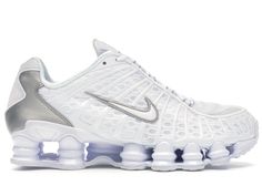 Nike Shox Tl White, Nike Shox Tl, Mens Nike Shox, Nike Kicks, Womens Lacrosse, Nike Shox, Sneakers Men Fashion, Adidas Tubular Defiant, New Nike