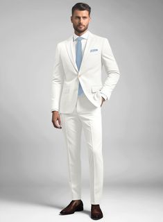 Refine your presence with our Noble Ivory Wool Silk Linen Suit, crafted to shape your persona. This suit is precisely tailored from a high-quality blend of wool, silk, and linen, ensuring both comfort and durability. Its solid ivory finish adds a polished touch, while providing ample warmth. Ideal for summer festivities and traditional occasions, this ivory suit emerges as a discreet yet remarkable addition to your wardrobe essentials.   About Noble Collection:  A seamless union of refined craft Ivory Suit, White Linen Suit, Light Blue Suit, Tweed Sport Coat, Noble Collection, Purple Flannel, Brown Corduroy Jacket, Flannel Suit, Beige Suits