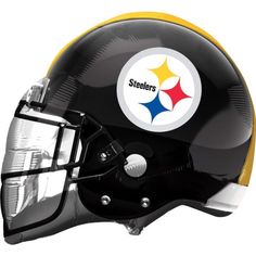 a football helmet with the pittsburgh steeles logo is shown in this undated image