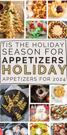 holiday appetizers for the holidays with text overlay