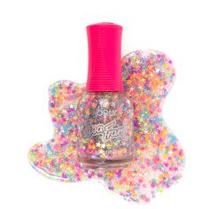 ORLY® x Lisa Frank® Dot Dot Dot Instant Nails, Gel Nail Colors, Glitter Nail Polish, Lisa Frank, Glitter Nail, French Twist, Lucky Star, Nail Accessories, Gel Manicure