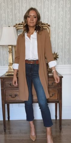 Casual Outfits For Women, Conservative Fashion, Stylish Outfits For Women Over 50, Casual Work Wear, Business Casual Outfits For Women, Fabulous Clothes, Autumn Fashion Casual, Outfits For Women