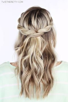 5 Minute Hairstyles, Vevey, Wedding Hairstyles Half Up Half Down, Wedding Hair Down, Hairdo For Long Hair, Wedding Hairstyles For Long Hair