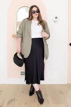 Classy Fall Outfits, Casual Outfits Plus Size, Comfy Fall Outfits, Look Office, Plus Size Blazer, Skandinavian Fashion, Office Outfits Women