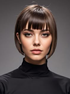 40 Stunning Bob Haircuts for Round Faces That Will Transform Your Look – Scan to Talk Bob Haircut Round Face, Haircut Round Face, The Perfect Haircut, Bob Hairstyles For Round Face, Haircuts For Round Faces, Bob Haircut For Round Face, Chic Short Hair, Bob Hairstyles With Bangs, How To Cut Bangs