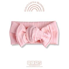 Tie-on Headwrap // Spring Staples // BLUSH Toddler Head Wrap, Blush Tie, Spring Staples, Baby Head Wrap, Handmade Bows, Headbands For Women, Baby Bows, Baby Headbands, Head Wraps