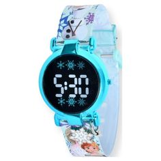 Disney Frozen II Unisex Children's LCD Watch with Dangling Snow Flake Charm - FZN4803WM. Watches dont just tell time anymore  they tell stories. This watch has been designed to adapt to your daily life, style and needs. Stand out from the crowd and express yourself with a timepiece that will not break the bank. This amazing watch comes with a clear LED dial featuring Elsa, Anna, and Olaf with a Snow Flake Charm. Size: one size.  Color: Blue.  Age Group: kids. Elsa Anna And Olaf, Anna And Olaf, Disney Watches, Boys Watches, Life Is Precious, Amazing Watches, Snow Flake, Girls Watches, Elsa Anna