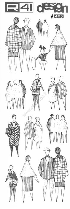 an image of people in different poses and sizes, with the words design above them