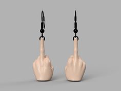 Express your bold attitude with our Middle Finger Earrings! These unique earrings feature miniature hands giving the middle finger, perfect for making a statement and showcasing your edgy style. Ideal for those who enjoy humor and want to stand out, these earrings are a fun addition to any outfit. Made from high-quality materials, our earrings are durable and designed to last. The intricate details of the hands are preserved under a premium coating, safeguarding against wear and tear. Note: Colo Earrings Funny, Holiday Chaos, Quirky Earrings, Hand Paint, Jewelry Unique, Etsy Earrings Dangle, Fun Earrings, Buying Jewelry, Unique Earrings