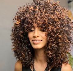 Curly Cut: Which Curly Hair-Cutting Method Is Right For You? | The Mestiza Muse Cut For Curly Hair, Curly Hair Texture, Short Asymmetrical Haircut, Curly Hair Highlights, Curly Hair Ideas, Curly Pixie Hairstyles