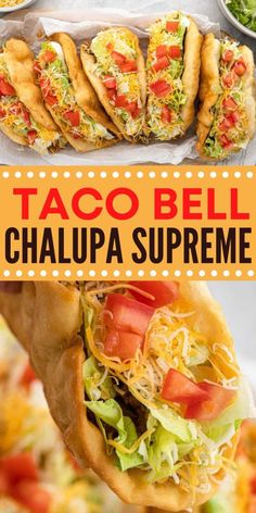 the taco bell chaupa supreme is an easy and delicious appetizer