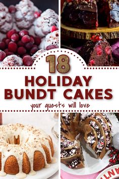 Cake For Holidays, Peppermint Bundt Cake Recipe, Christmas Bunt Cakes Holiday Desserts, Holiday Bunt Cakes, Christmas Mini Bundt Cakes Holidays, Xmas Bundt Cake Recipes, Christmas Box Cake Ideas, Bundt Wedding Cake Ideas