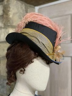 1800s Women, Historical Hats, Victorian Accessories, Victorian Hairstyles, Victorian Clothing, Love Hat, Victorian Women, Millinery Hats