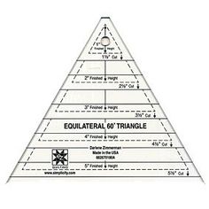 the three levels of an equilateral triangle are shown in black and white