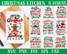 christmas kitchen is designs svg