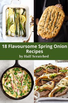 Chicken And Spring Onion Recipes, Recipes With Spring Onions, Spring Onions Recipes, Allotment Recipes, Onion Bhaji Recipes, Onion Dishes, Spring Onion Recipes, Green Onions Recipes, Meal Ideas For Dinner