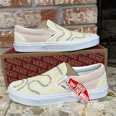 Reasonable Offers Welcomed Brand New In Box Suede Classic Slip On Men’s Size 9.5 Or Women’s Size 11 Unique Make It Yours Cream Vans Slip-on Sneakers, Pink Vans Slip-on Sneakers, Pink Slip-on Vans Sneakers, Red And Black Vans, Vans Old Skool Style, Olive Green Vans, All White Vans, Vans Classic Black, White Vans Shoes