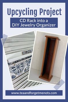 upcycling project cd rack into a diy jewelry organizer Cd Rack, Cd Holder, Old Cd, Jewellery Holder, Jewelry Rack, Jewelry Organizer Diy, Beautiful Storage, Vintage Cottage