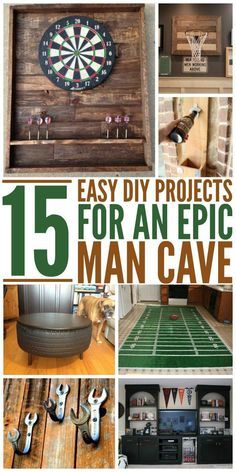 the ultimate guide to make your own diy projects for an epic man cave