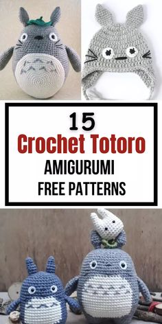 This roundup of Totoro crochet Amigurumi free patterns is full of cute and easy ideas. Tutorials range from chubby crochet plushies, ragdolls, Totoro hats to Totoro blankets. It also includes other characters like Soot Sprites, Catbus and even a Totoro key cozy.