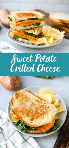 sweet potato grilled cheese on toasted bread