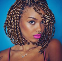 Braids Short Bob Braids, All Hairstyles, Pelo Afro