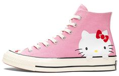 Converse Chuck Taylor All Star 70 Hi Hello Kitty Pink | POIZON Chuck Taylor 70, Hi Hello, Converse Chuck 70, Chuck 70, Star Sneakers, Converse Sneakers, Hi Top, Converse Chuck Taylor All Star, Chuck Taylor All Star