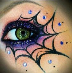 Extreme Make-up, Halloween Makeup Look, Halloween Eye Makeup, Witch Makeup, Masks Diy